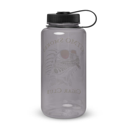 Wide mouth plastic water bottle